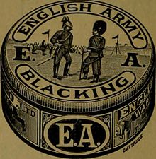 English Army Blacking from 1895 Image from page 365 of "Canadian grocer July-December 1895" (1895) (14762209806).jpg