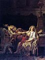 „Андромаха го жали Хектор“ (1783), Лувр, Париз