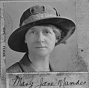 New Zealand novelist and journalist Jane Mander