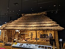 Ainu traditional house. Ainu: cise Japan Hokkaido Ainu traditional house "cise"1.jpg