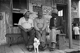 Conversation at the General Store, near Jeanerette, Louisiana, 1938