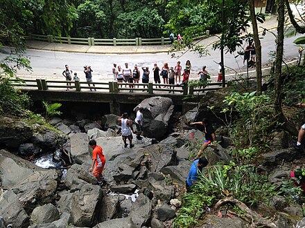 Be careful when walking on the rocks at El Yunque