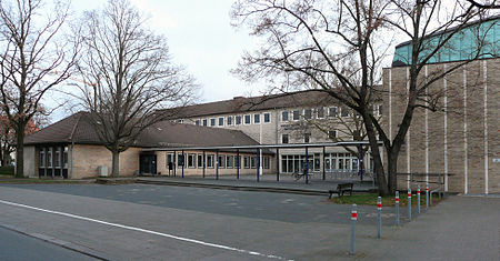 Kaiser Wilhelm und Ratsgymnasium Hannover Strassenseite