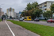 English: Karastajanavaj street. Minsk, Belarus Беларуская: Вуліца Карастаянавай. Мінск, Беларусь Русский: Улица Карастояновой. Минск, Беларусь