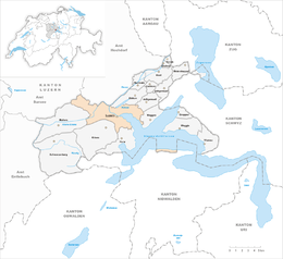 Lucern - mapa