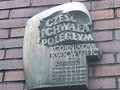 Katowice pomnik górników kopalni Wujek 34.jpg