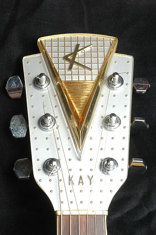 Gold "K" headstock