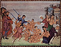 Codex Egberti: La masakro de la Senkulpuloj