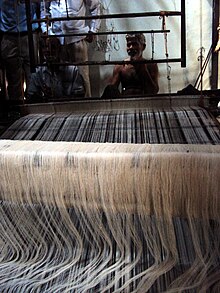 Khadi weaving at Ponduru, Srikakulam district Khadi Weaving at Ponduru 06.JPG