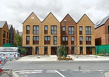 The first completed units of Phase 1 of the Kidbrooke Regeneration Kidbrooke Regeneration Ferrier Estate Phase 1 Eltham Green.jpg
