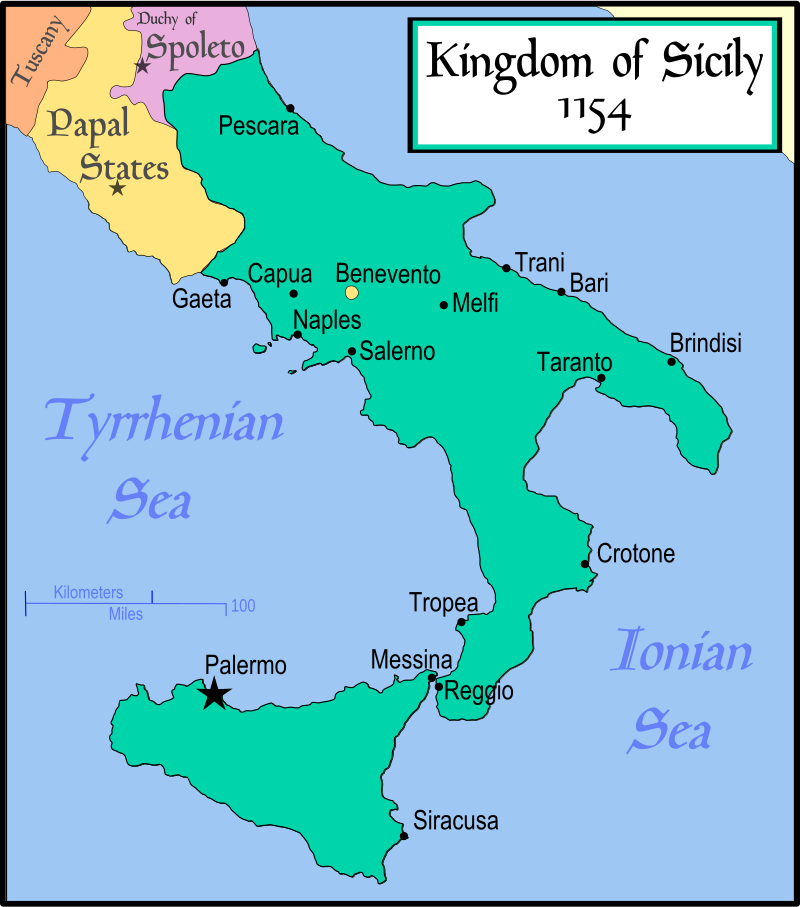 ファイル:Kingdom of Sicily 1154.svg - Wikipedia