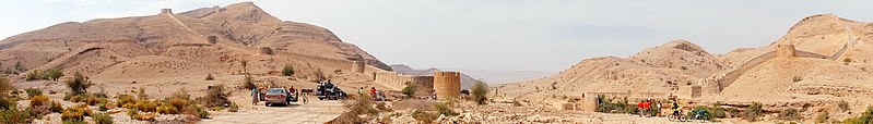 File:Kirthar National Park banner Ranikot fort.jpg