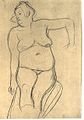 Klimt - Sitzender weiblicher Akt von vorne.jpg