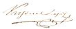Signature de Lajos Kossuth