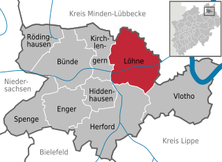 Löhne Town in North Rhine-Westphalia, Germany