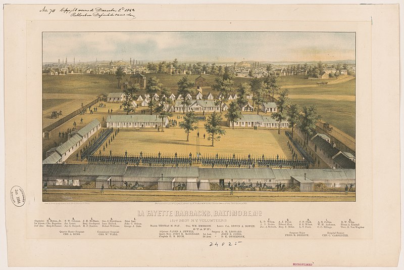 File:La Fayette barracks, Baltimore, Md LCCN2003656662.jpg