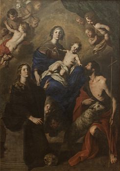 La Vierge à l'Enfant avec les Saints Rosalia et Jean le Baptiste - Novelli.jpg