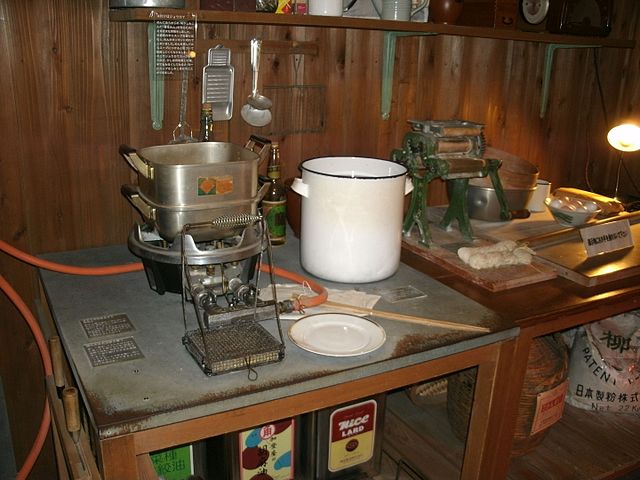 A recreation of Ando's Workshop at the Momofuku Andō Instant Ramen Museum