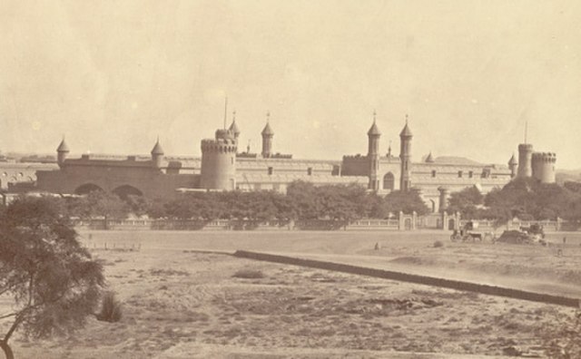 Lahore Railway Station in the 1880s