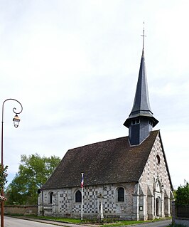 De kerk van Le Fresne