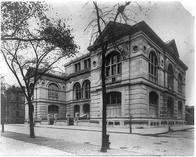 Lenox Library, View from the corner of Fifth Avenue and 70th Street