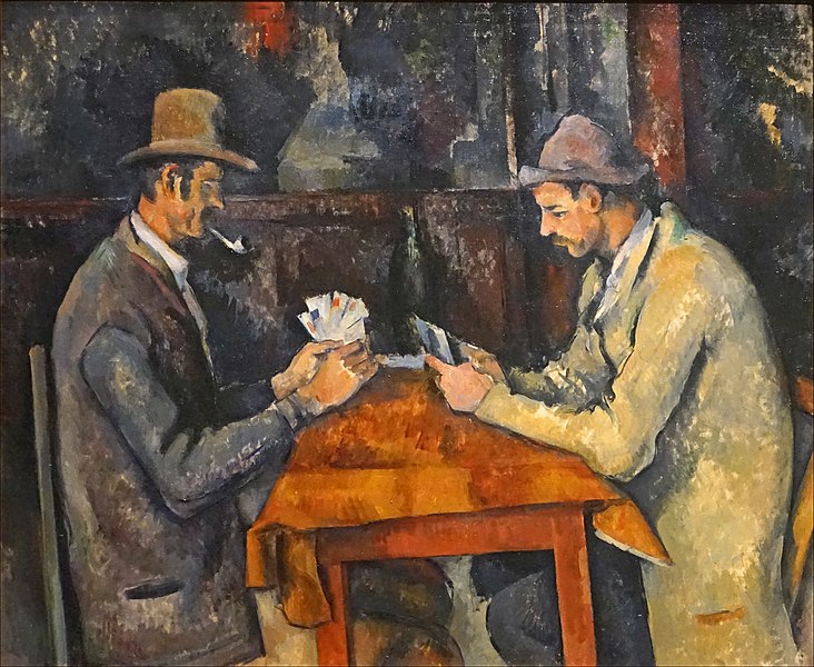 File:Les joueurs de cartes de P. Cézanne (Fondation Vuitton, Paris) (33568651718).jpg