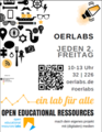 Figure 1: First Version of the OERLabs Flyer at the TUK