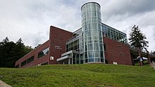 The Library and Science Building, completed in 2004 Library and science building Sussex County Community College Newton NJ.jpg