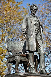 Abraham Lincoln -- Standing Lincoln After Lincoln Park Conservancy Restoration