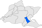 Ubicación del municipio en el mapa de la provincia