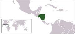 Położenie Republiki Środkowoamerykańskiej
