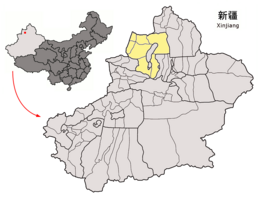 Préfecture de Tacheng - Carte