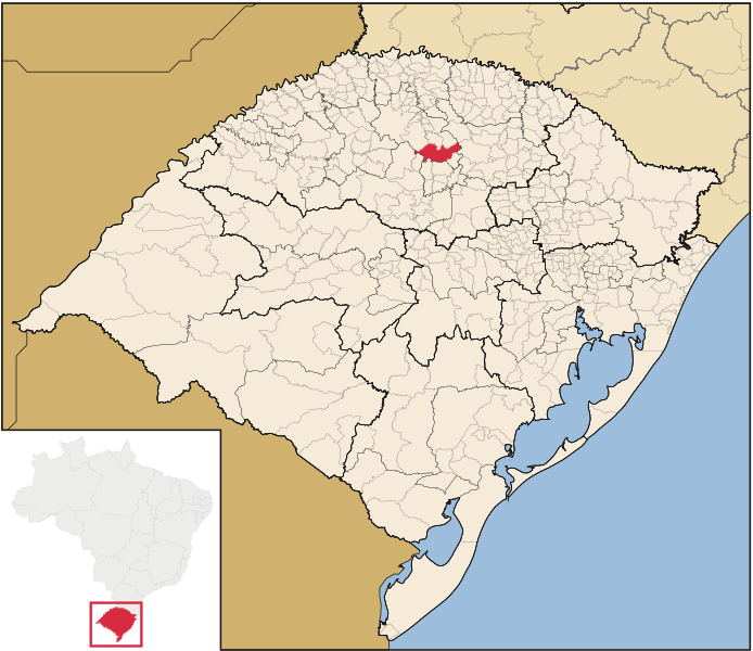 File:Locator map of Carazinho in Rio Grande do Sul.svg