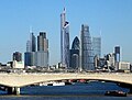 Décembre 2007 : Vue d'artiste duu skyline de Londres en 2012