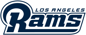 Los Angeles Rams wordmark, 2016-2019 Los Angeles Rams wordmark.svg