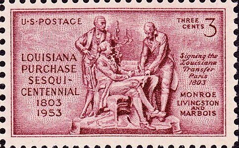 Louisiana Purchase 1953 Issue-3c