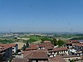 Panorama dal belvedere, Lu, Piemonte, Italia