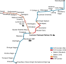 Lucknow Metro Route Map (Tentative).svg