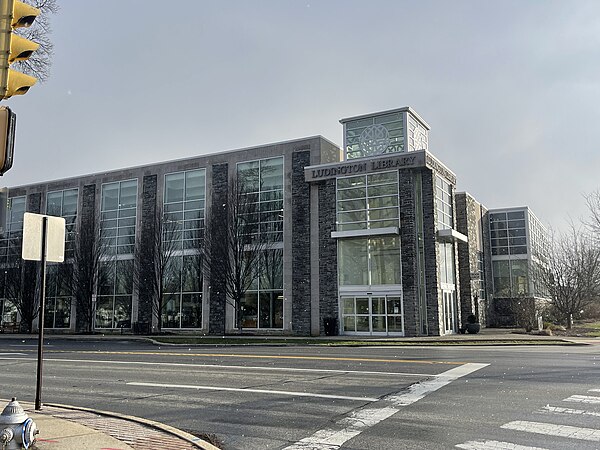 Ludington Library, part of the Lower Merion Library System.