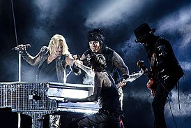 Mötley Crüe на концерте в Швеции (2012 год)
