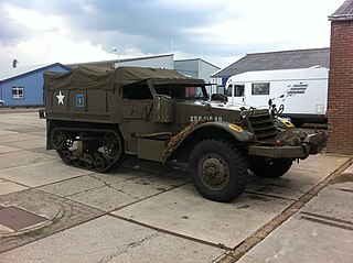 <span class="mw-page-title-main">M5 half-track</span> US Military Vehicle