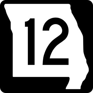 <span class="mw-page-title-main">Missouri Route 12</span> State highway in Missouri