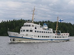 Alus Haukivedellä vuonna 2008.