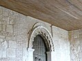 Español: Vista de la portada meriodional de la iglesia de Santa María, Maderuelo, Segovia.