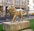 Lion en résine créé à l'occasion d'un concours lancé par la ville de Lyon.
