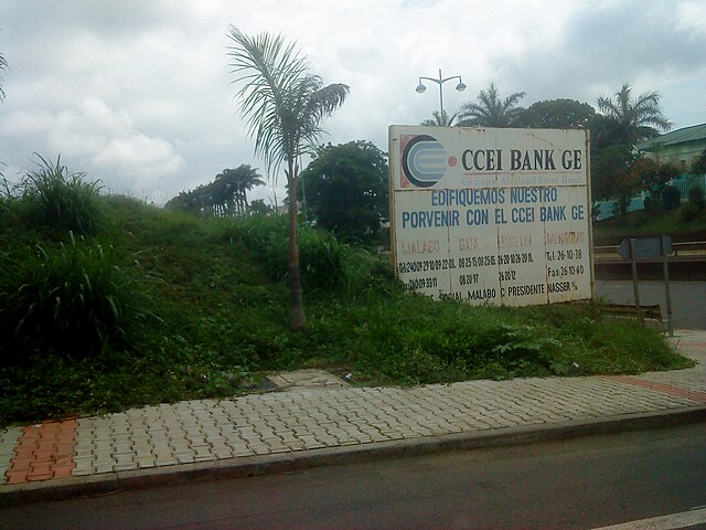 Spanish language signage in Malabo, capital city of Equatorial Guinea