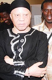 Malian Mandinka singer Salif Keita with albinism Mali Salif Keita2 400.jpg