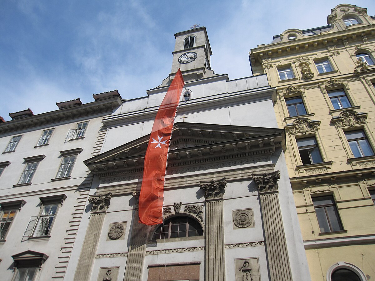 Включи вена 2. Maltese Church Vienna. Фото Вена дом мальтийских рыцарей.