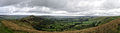 Panoramic view of the Hope Valley and Castleton