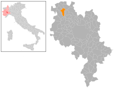 Locatie van Passerano Marmorito in Asti (AT)